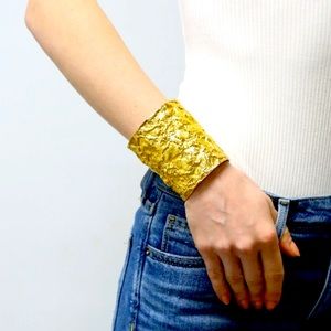 ben-amun foiled gold cuff